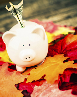 Autumn Piggy Bank2