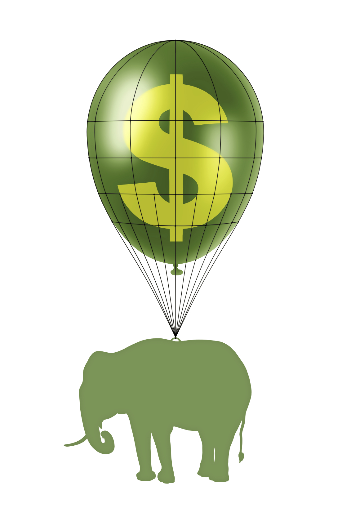 dollar power and elephant