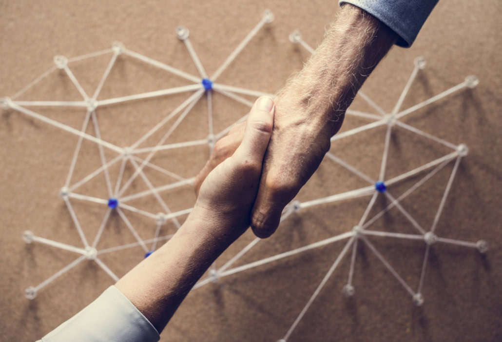 Handshake connecting over network simulation